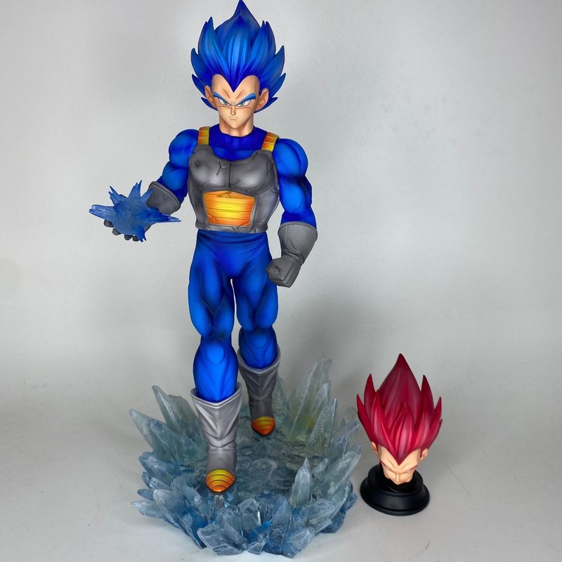 Case Fans - Dragon Ball Super Saiyan Vegeta Doppelkopf-Skulptur
