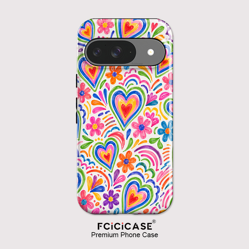 Matte Pc Case - Fcicicase für Pixel 10A Love Heart