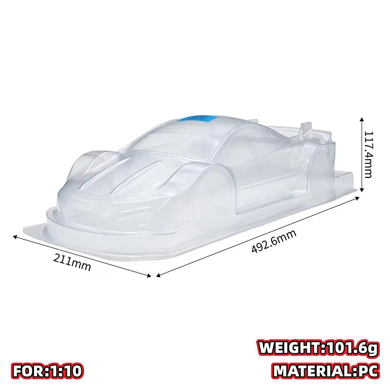 1 Stück 1/10 190mm Klar Unlack – Pc Chassis Bewertung und Preis