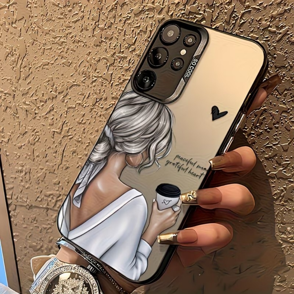 Friedliches Dankbares Mädchen- – Matte Pc Case Bewertung und Preis