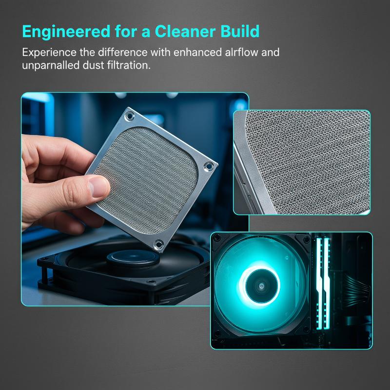 Metall-Kühlventilator-Staubsch – Dust Filter Pc Bewertung und Preis